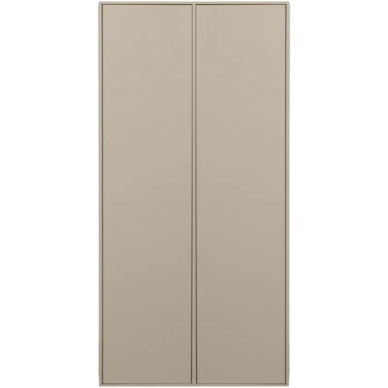vtwonen Daily closet double 200x100cm grenen dakargrau